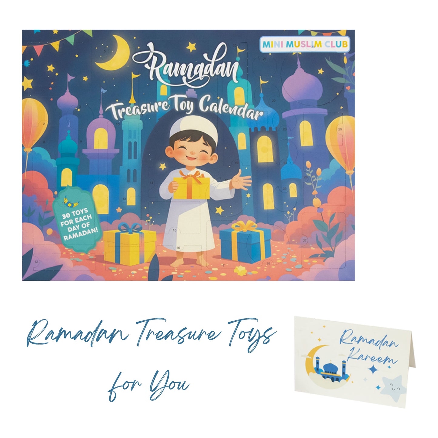 Ramadan Treasure Toy Countdown Calendar - Premium Boys Edition