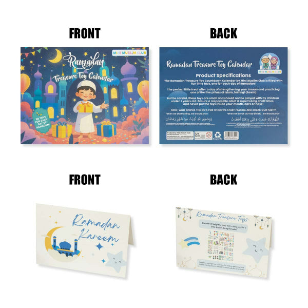 Ramadan Treasure Toy Countdown Calendar - Premium Boys Edition