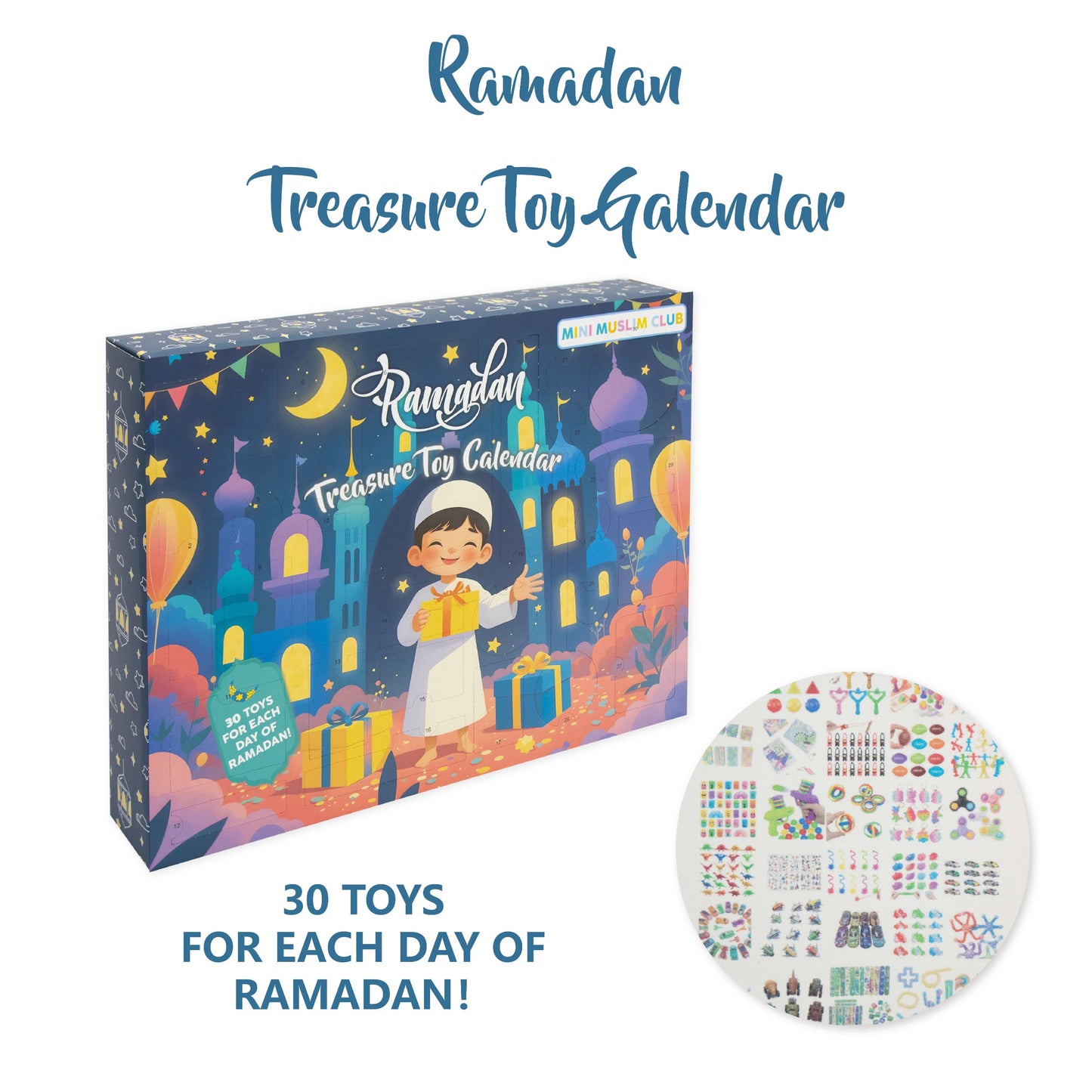 Ramadan Treasure Toy Countdown Calendar - Premium Boys Edition