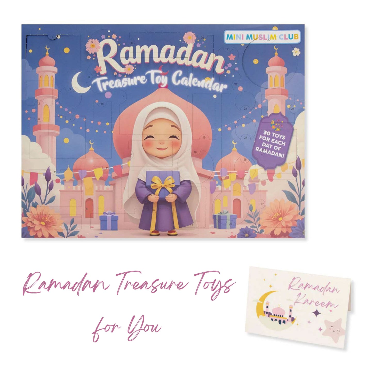 Ramadan Treasure Toy Countdown Calendar - Premium Girls Edition