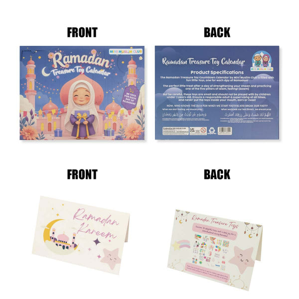 Ramadan Treasure Toy Countdown Calendar - Premium Girls Edition