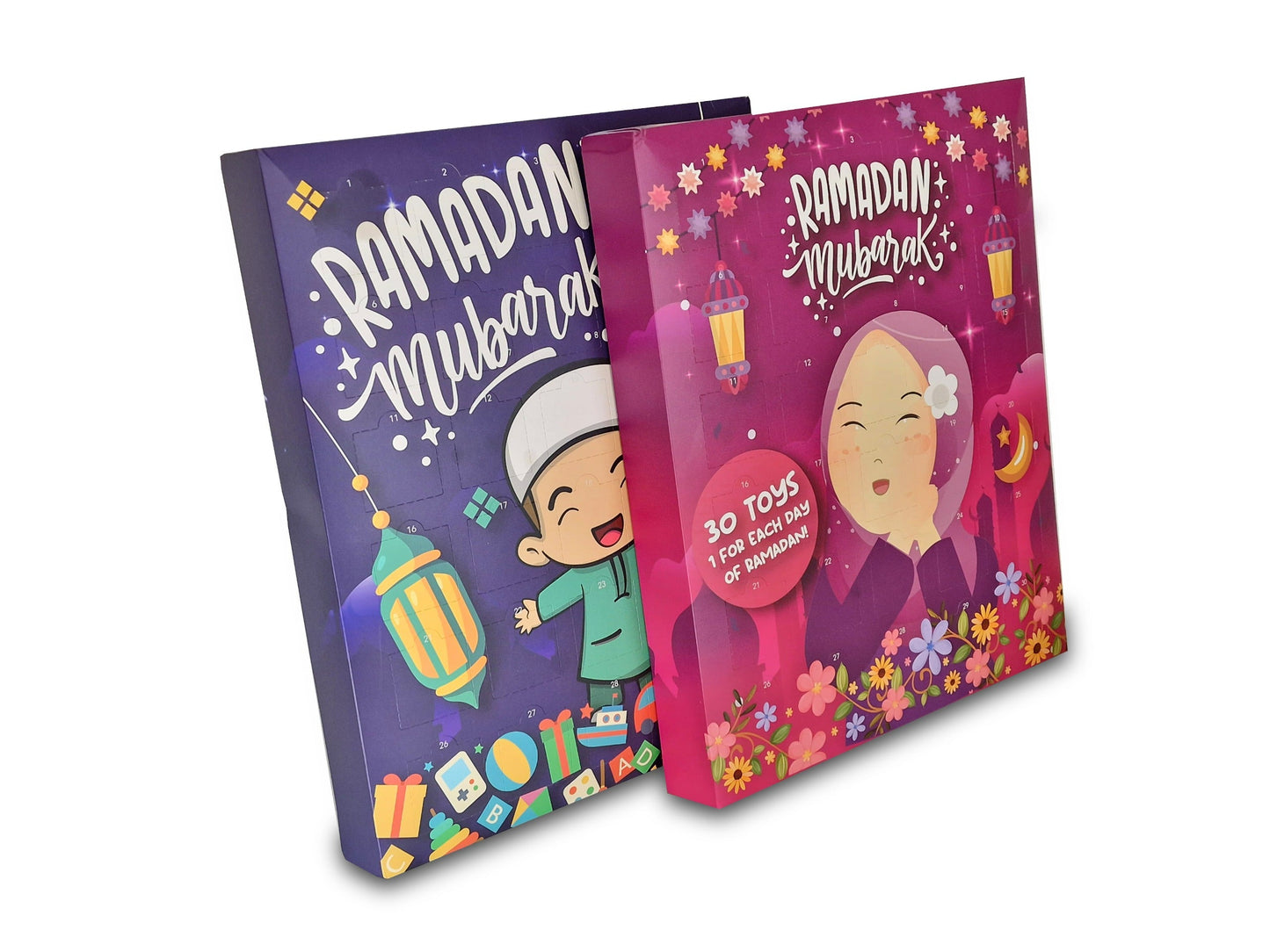 Ramadan Countdown Fidget Calendar - Blue