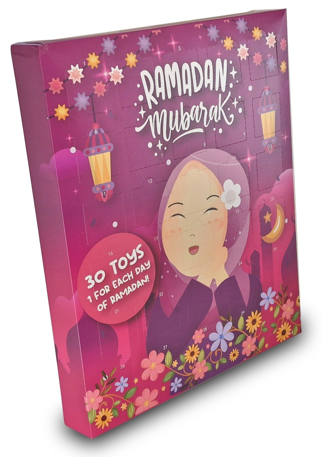 Ramadan Countdown Fidget Calendar - Pink